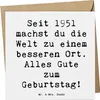 Mr. & Mrs. Panda Glückwunschkarte Spruch 1951 Geburtstag - Produktbild-Vorschau 1