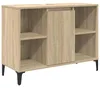 vidaXL Umyvadlová skříňka s policí Sonoma dub 80 x 33 x 60 Náhled obrázku produktu 1