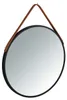 WENKO Wand Spiegel Borrone rund 40 cm schwarz Aufhängen Bad Produktbild-Vorschau 2