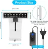 Aquarium Beleuchtung, 3 Farben Aquarium LED Beleuchtung Produktbild-Vorschau 2