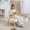 HOMCOM Sessel Wohnzimmer Nordisch Relaxsessel mit Armlehne, Produktbild-Vorschau 6