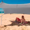Tenda da spiaggia portatile 2,3 x 2,3 m antivento, Anteprima dell’immagine prodotto 2
