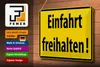 Blechschild Einfahrt freihalten, 30 x 20 cm, Blechschilder Produktbild-Vorschau 4