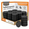 Magnety ECENCE na magnetickú tabuľu 60 kusov, feritový Náhľad obrázku produktu 1
