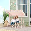 AIYAPLAY Kinder Hollywoodschaukel 2-Sitzer Kinderschaukel Produktbild-Vorschau 2