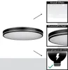 Eglo LED Deckenleuchte Orotava schwarz Ø 39,5 cm Produktbild-Vorschau 4