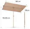 Blumfeldt hranatý slnečník s LED, UV ochrana, nastaviteľný, Náhľad obrázku produktu 7