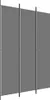 vidaXL Paravento a 3 ante, antracite, 150x220 cm, tessuto Anteprima dell’immagine prodotto 9