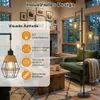 A living room scene featuring a floor lamp and a sofa, with informational overlays. Produktbild-Vorschau