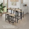 tectake® Bartisch-Set Edinburgh 5-teilig mit Produktbild-Vorschau 6