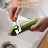 3 in 1 Schälmesser Set 3 teilig Edelstahl Ananasschneider Produktbild-Vorschau 3