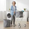 abc HOME | Wäschekorbwagen | Ablagefläche | Klappbar | 92 Produktbild-Vorschau 1