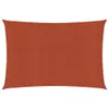 Voile d'ombrage 160 g/m² rouge terracotta 3x4 m HDPE Voir les images du produit 1