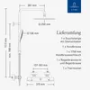 Villeroy & Boch Elody Duschsystem, wassersparendes Produktbild-Vorschau 6
