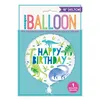 18"/Ø45cm Folienballon "Happy Birthday" Dino Produktbild-Vorschau 1