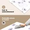 KitchenYeah© Herdabdeckplatte Blumen - Lila - Muster , Produktbild-Vorschau 2