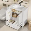 OKWISH Meuble de Salle de Bain avec Vasque Intégrée, 2 Voir les images du produit 3