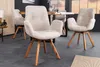 riess-ambiente Drehbarer Design Stuhl BALTIC beige Bouclé Produktbild-Vorschau 2