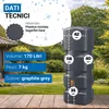 4rain QUADRO serbatoio a parete 170 L, grigio grafite Anteprima dell’immagine prodotto 3