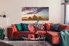MuchoWow® Poster Ein Sonnenuntergang bei den Pyramiden von Produktbild-Vorschau 2