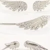 Damenmode Silber Farbe Strass Engelsflügel Armreif Produktbild-Vorschau 4