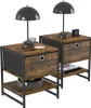 Nachttisch Vicco Fyrk Eiche rustikal 2er-Set, Model 51774 Produktbild-Vorschau 6