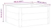 vidaXL Tuinverhoger, WPC, 100 x 100 x 54 cm, grijs Productafbeelding-voorbeeld 7