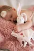 Schmusetuch Hase 24cm Baby Schnuffeltuch Baumwolle – Produktbild-Vorschau 1