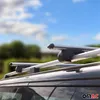 Close-up of roof racks on a car against a blurred background of trees and sky. Produktbild-Vorschau