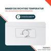 homeX FS1682E-W Gefrierschrank, Tiefkühlschrank groß - 168L Produktbild-Vorschau 6
