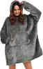 Pullover Sweatshirt Mit Kapuze Robe Decke Hoodie Decke Produktbild-Vorschau 1