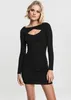 Urban Classics Kleid Ladies Cut Out Dress Black-S Produktbild-Vorschau 5