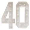 40 chiffres lumineux, décoration pour fête d'anniversaire Voir les images du produit 2
