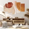 Bild auf Leinwand - Leinwandbild - 5 Teile - Orange Produktbild-Vorschau 7
