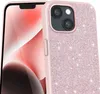 A close-up shot of a pink glittery phone case for an iPhone 14 & 13. Produktbild-Vorschau