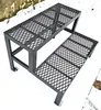 2 Stufen Stahltreppe Außentreppe Freistehend Breite 60 cm Produktbild-Vorschau 3