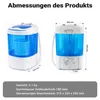 Lavatrice da campeggio Wiltec fino a 3,0 kg, 150 W, mini Anteprima dell’immagine prodotto 3