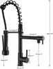 360° kuchynská batéria Pull-Out Tap so sprchou Kuchynská Náhľad obrázku produktu 2
