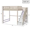 Flieks Etagenbett 140x200cm mit Stauraumtreppe, Kinderbett Produktbild-Vorschau 5