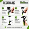 2x Einhandstütze 30-59 cm Montagestütze Teleskopstütze Produktbild-Vorschau 5