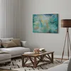Vliesstoff Leinwandbild - Emerald Ocean (1 Part) Wide 90x60 Produktbild-Vorschau 3