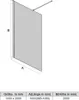 SONNI Walk-In Dusche 100x200cm voll satiniert mit 8mm Nano Produktbild-Vorschau 7