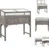 vidaXL Hochbeet mit Gewächshaus 110x54x120 cm Massivholz Produktbild-Vorschau 1
