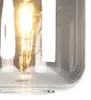 Design Stehleuchte Schwarz mit Gold und Rauchglas   Zuzanna Produktbild-Vorschau 2