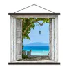 MuchoWow® Textilposter Strand - Tropen - Meer - Blick 40x40 Produktbild-Vorschau 1