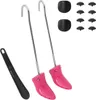 vidaXL Stiefelspanner mit Schuhanzieher Rosa EU 34-40 Produktbild-Vorschau 1