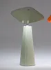 wiederaufladbare LED Tischlampe 70s-Style grün H. 36cm Produktbild-Vorschau 1
