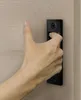 sada 2 ks - Kryt posuvných dverí [čierny matný] - 150 mm Náhľad obrázku produktu 4