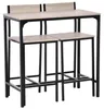 HOMdotCOM HOMdotCOM: Bartafel met 2 barkrukken Productafbeelding-voorbeeld 1