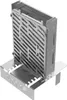 A silver metal grill attachment for a barbecue. Produktbild-Vorschau